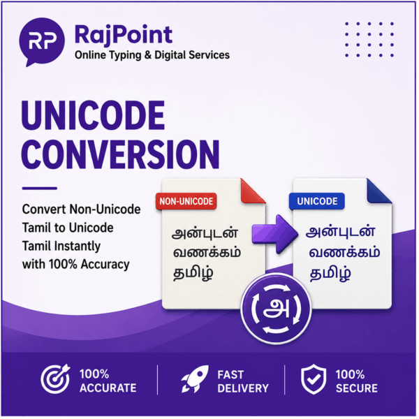 Tamil to Unicode Conversion